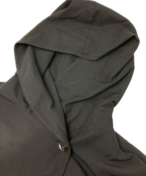 JOURNAL STANDARD（ジャーナルスタンダード）JOURNAL STANDARD (ジャーナルスタンダード) グログランフードコート ブラック サイズ:36の古着・服飾アイテム