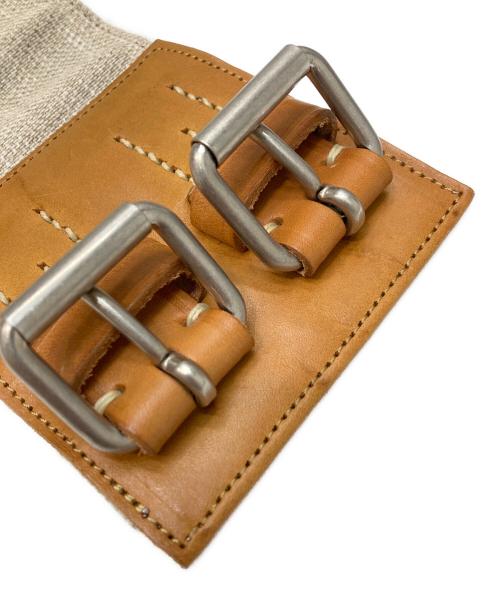 45R（フォーティファイブ・アール）45R (フォーティファイブ・アール) ベルト ベージュ×ブラウン サイズ:-の古着・服飾アイテム