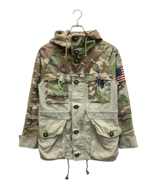 Denim & Supply Ralph Lauren（デニム＆サプライ ラルフローレン）Denim & Supply Ralph Lauren (デニム＆サプライ ラルフローレン) ミリタリージャケット カーキ サイズ:XSの古着・服飾アイテム