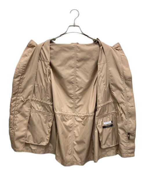 MAGNOLIA TOKYO（マグノリアトウキョウ）MAGNOLIA TOKYO (マグノリアトウキョウ) LIMONTAナイロンサファリジャケット ベージュ サイズ:48の古着・服飾アイテム