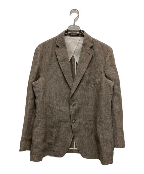 EMPORIO ARMANI（エンポリオアルマーニ）EMPORIO ARMANI (エンポリオアルマーニ) シングルブレストジャケット ベージュ サイズ:50の古着・服飾アイテム