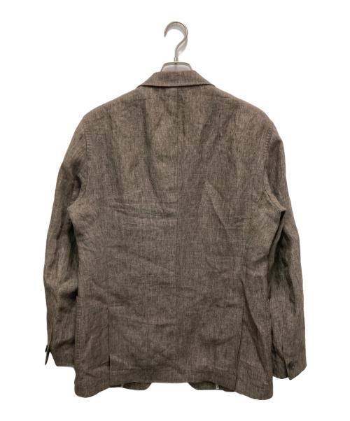 EMPORIO ARMANI（エンポリオアルマーニ）EMPORIO ARMANI (エンポリオアルマーニ) シングルブレストジャケット ベージュ サイズ:50の古着・服飾アイテム