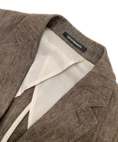 EMPORIO ARMANI（エンポリオアルマーニ）EMPORIO ARMANI (エンポリオアルマーニ) シングルブレストジャケット ベージュ サイズ:50の古着・服飾アイテム