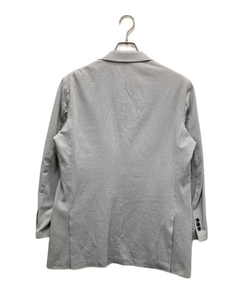 Aquascutum（アクアスキュータム）Aquascutum (アクアスキュータム) TEC.3 Knit Seersucker Jacket グレー サイズ:40の古着・服飾アイテム