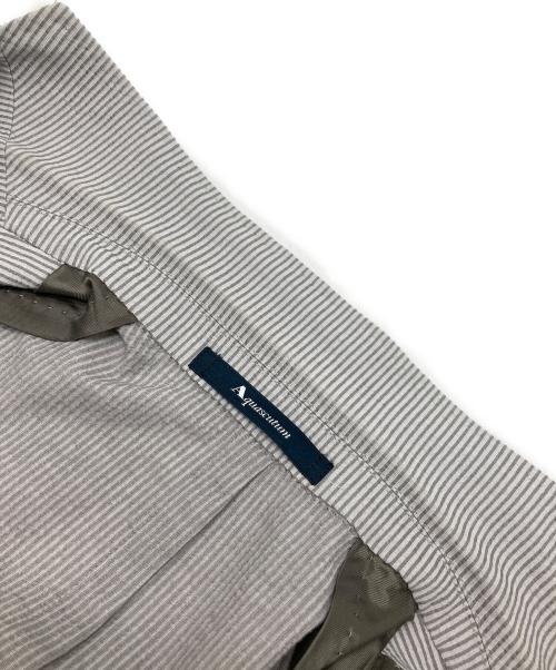 Aquascutum（アクアスキュータム）Aquascutum (アクアスキュータム) TEC.3 Knit Seersucker Jacket グレー サイズ:40の古着・服飾アイテム