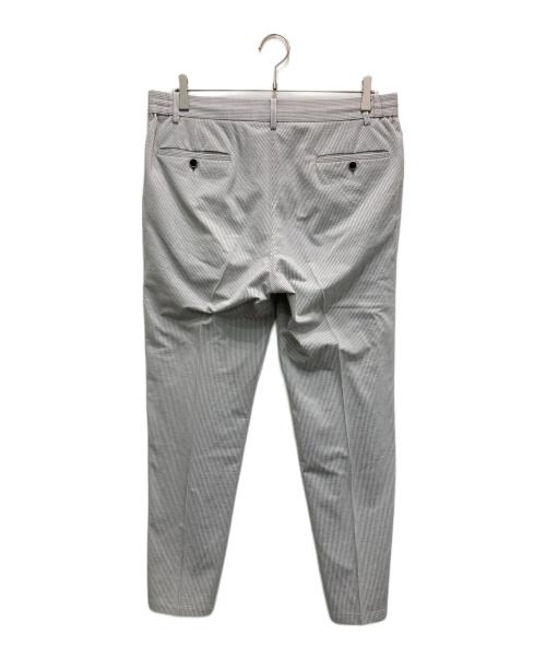 Aquascutum（アクアスキュータム）Aquascutum (アクアスキュータム) TEC.3 Knit Seersucker Pants グレー サイズ:Lの古着・服飾アイテム