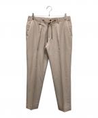 Aquascutumアクアスキュータム）の古着「TEC.3 Dot Air Seersucker Pants」｜ベージュ