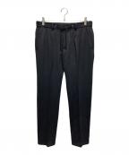 Aquascutumアクアスキュータム）の古着「TEC.3 Black Knit Denim Pants」｜グレー