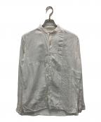 KAPITALキャピタル）の古着「綿×リネン パッチワークカトマンズシャツ」｜ホワイト