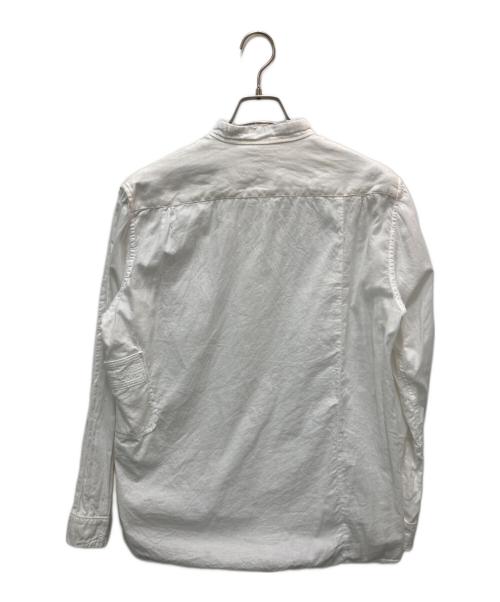 KAPITAL（キャピタル）KAPITAL (キャピタル) 綿×リネン パッチワークカトマンズシャツ ホワイト サイズ:2の古着・服飾アイテム