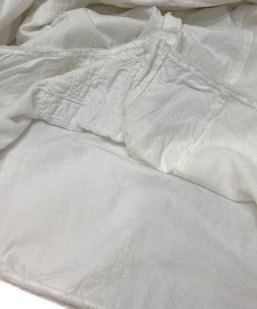 KAPITAL（キャピタル）KAPITAL (キャピタル) 綿×リネン パッチワークカトマンズシャツ ホワイト サイズ:2の古着・服飾アイテム