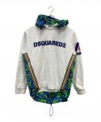 DSQUARED2×K-WAYディースクエアード×ケイウェイ）の古着「パーカー」｜ホワイト