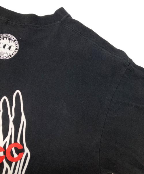 city country city（シティーカントリーシティー）city country city (シティーカントリーシティー) BEAUTY&YOUTH (ビューティーアンドユース) 別注プリントTシャツ ブラック サイズ:Mの古着・服飾アイテム