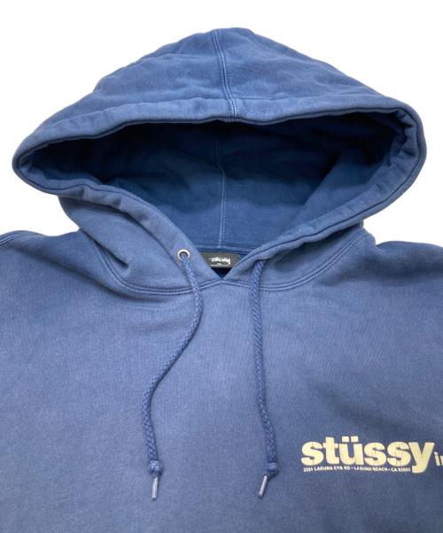 stussy（ステューシー）stussy (ステューシー) フェードプルオーバーパーカー ネイビー サイズ:XLの古着・服飾アイテム