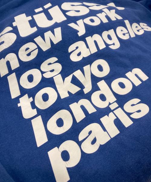 stussy（ステューシー）stussy (ステューシー) フェードプルオーバーパーカー ネイビー サイズ:XLの古着・服飾アイテム