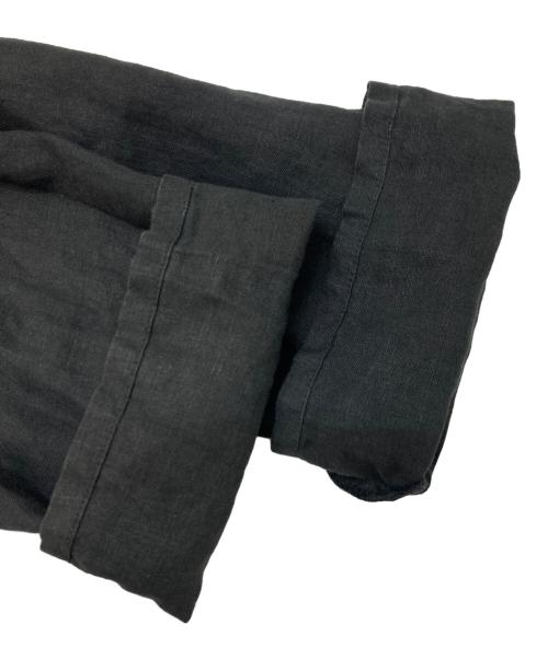 nest Robe（ネストローブ）nest Robe (ネストローブ) リネンYネックドレス ブラック サイズ:FREEの古着・服飾アイテム