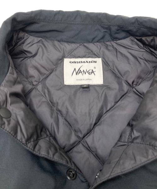 NANGA（ナンガ）NANGA (ナンガ) Oshman's (オッシュマンズ) 別注ダウンコーチジャケット ブラック サイズ:Mの古着・服飾アイテム