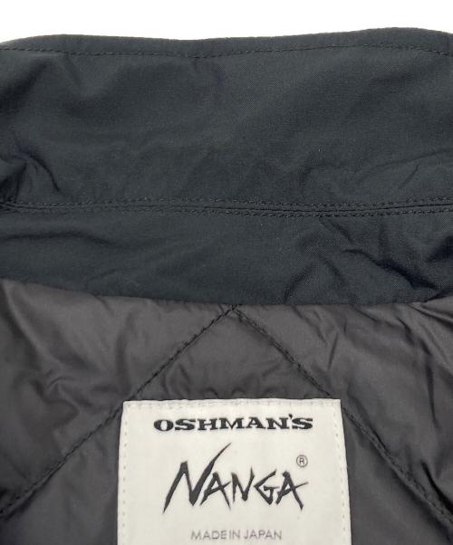 NANGA（ナンガ）NANGA (ナンガ) Oshman's (オッシュマンズ) 別注ダウンコーチジャケット ブラック サイズ:Mの古着・服飾アイテム