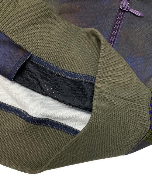 Needles（ニードルズ）Needles (ニードルズ) タイダイトラックジャケット パープル×カーキ サイズ:Mの古着・服飾アイテム