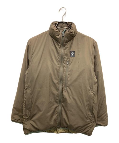 South2 West8（サウスツー ウエストエイト）South2 West8 (サウスツー ウエストエイト) Insulator Jacket - Peach Skin ブラウン サイズ:Mの古着・服飾アイテム