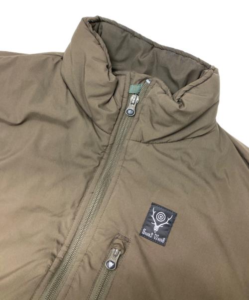 South2 West8（サウスツー ウエストエイト）South2 West8 (サウスツー ウエストエイト) Insulator Jacket - Peach Skin ブラウン サイズ:Mの古着・服飾アイテム