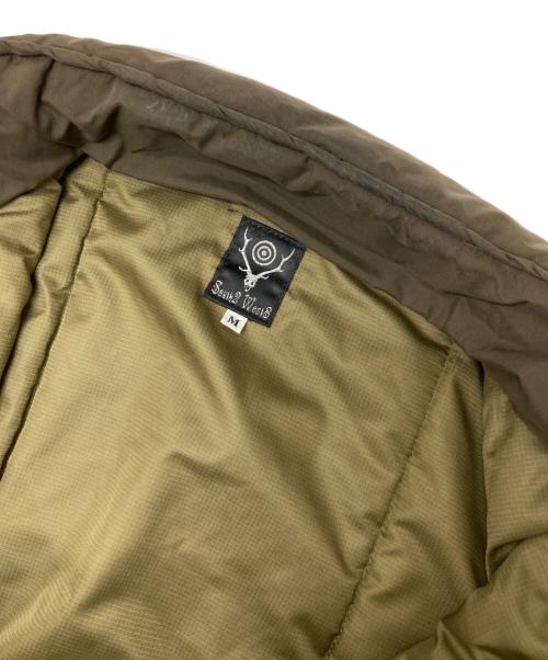 South2 West8（サウスツー ウエストエイト）South2 West8 (サウスツー ウエストエイト) Insulator Jacket - Peach Skin ブラウン サイズ:Mの古着・服飾アイテム