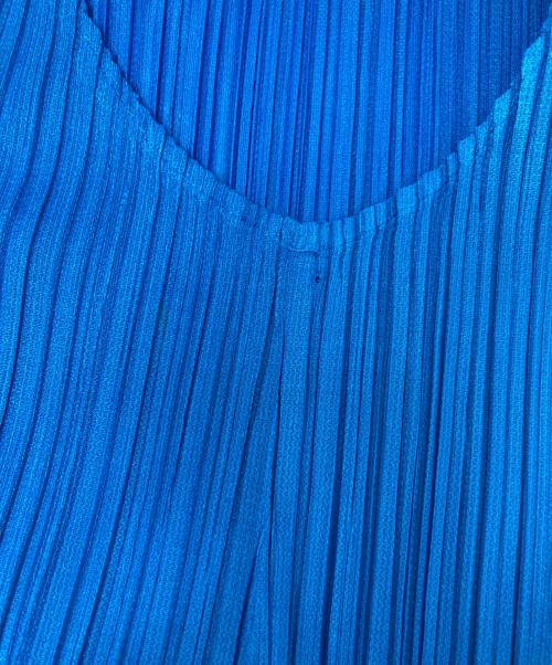 PLEATS PLEASE（プリーツプリーズ）PLEATS PLEASE (プリーツプリーズ) ノースリーブワンピース ブルー サイズ:4の古着・服飾アイテム