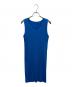 PLEATS PLEASE（プリーツプリーズ）の古着「ノースリーブワンピース」｜ブルー
