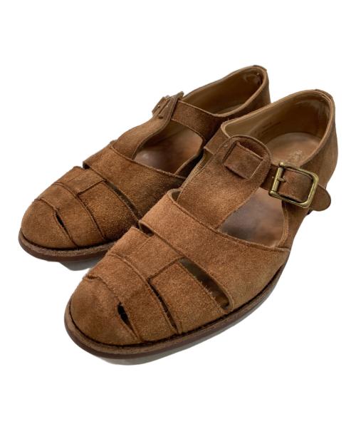 Crockett & Jones（クロケット＆ジョーンズ）Crockett & Jones (クロケット＆ジョーンズ) フィッシャーマン3 ブラウン サイズ:9の古着・服飾アイテム