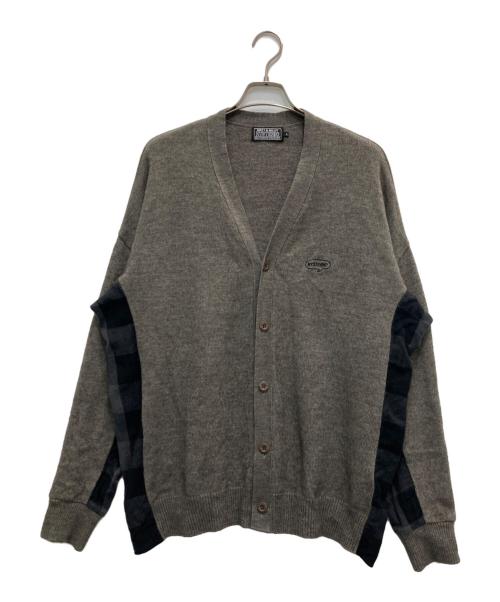 Hysteric Glamour（ヒステリックグラマー）Hysteric Glamour (ヒステリックグラマー) HYSTERIC!刺繍 カーディガン ブラウン サイズ:Lの古着・服飾アイテム