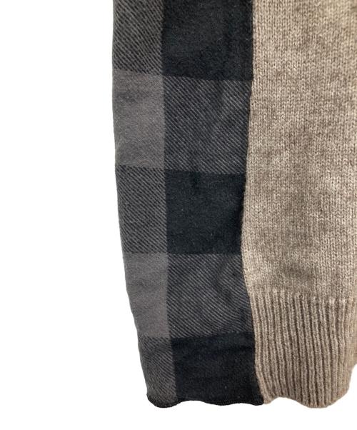 Hysteric Glamour（ヒステリックグラマー）Hysteric Glamour (ヒステリックグラマー) HYSTERIC!刺繍 カーディガン ブラウン サイズ:Lの古着・服飾アイテム