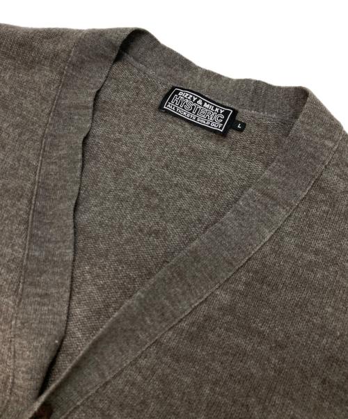 Hysteric Glamour（ヒステリックグラマー）Hysteric Glamour (ヒステリックグラマー) HYSTERIC!刺繍 カーディガン ブラウン サイズ:Lの古着・服飾アイテム