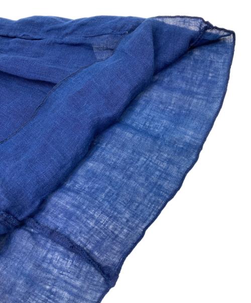 nest Robe（ネストローブ）nest Robe (ネストローブ) リネンインディゴ墨染めノースリーブ ブラウス インディゴ サイズ:FREEの古着・服飾アイテム