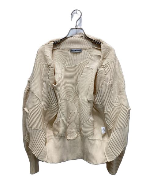 ISSEY MIYAKE（イッセイミヤケ）ISSEY MIYAKE (イッセイミヤケ) ジップアッププリーツジャケット ベージュ サイズ:2の古着・服飾アイテム