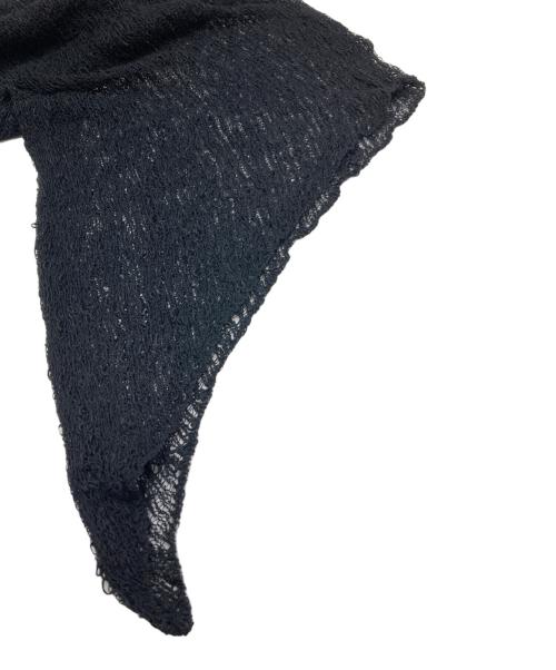 ISSEY MIYAKE（イッセイミヤケ）ISSEY MIYAKE (イッセイミヤケ) アシンメトリーノースリーブニット ブラック サイズ:2の古着・服飾アイテム