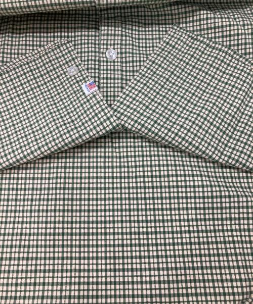 STEVEN ALAN（スティーブンアラン）STEVEN ALAN (スティーブンアラン) チェックシャツ グリーン サイズ:Sの古着・服飾アイテム