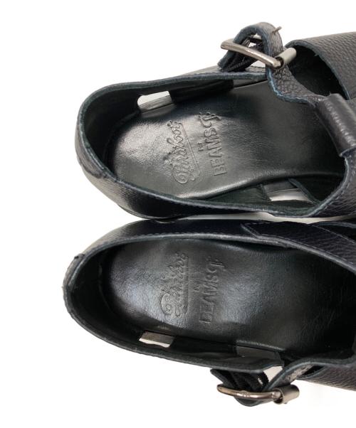 PARABOOT（パラブーツ）PARABOOT (パラブーツ) BEAMS F (ビームスエフ) PACIFIC グレインレザー グルカサンダル ブラック サイズ:42の古着・服飾アイテム