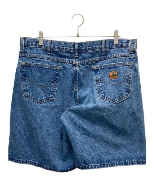 CarHartt（カーハート）CarHartt (カーハート) デニムハーフパンツ ブルー サイズ:不明（実寸参照）の古着・服飾アイテム