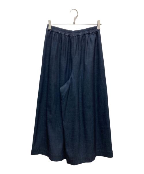Leilian（レリアン）Leilian (レリアン) クロップドフレアパンツ ネイビー サイズ:9の古着・服飾アイテム