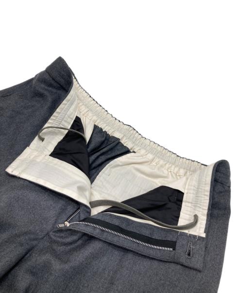 SCYEBASICS（サイベーシックス）SCYEBASICS (サイベーシックス) ウールドローイングトラウザース グレー サイズ:42の古着・服飾アイテム