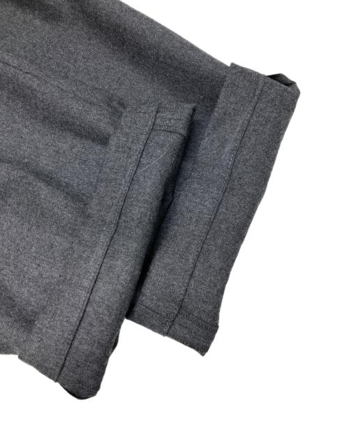 SCYEBASICS（サイベーシックス）SCYEBASICS (サイベーシックス) ウールドローイングトラウザース グレー サイズ:42の古着・服飾アイテム