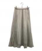 SLOBE IENAスローブ イエナ）の古着「オーガンジープリーツスカート」｜アイボリー