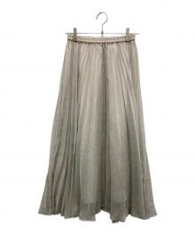 SLOBE IENA（スローブ イエナ）の古着「オーガンジープリーツスカート」｜アイボリー