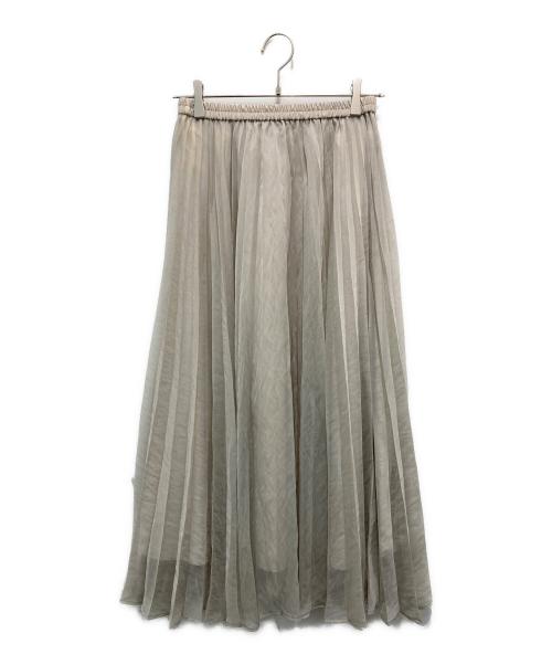 SLOBE IENA（スローブ イエナ）SLOBE IENA (スローブ イエナ) オーガンジープリーツスカート アイボリー サイズ:不明の古着・服飾アイテム