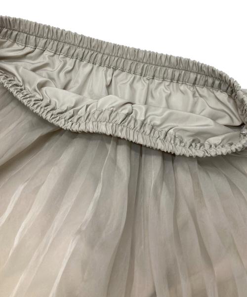 SLOBE IENA（スローブ イエナ）SLOBE IENA (スローブ イエナ) オーガンジープリーツスカート アイボリー サイズ:不明の古着・服飾アイテム