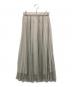 SLOBE IENA (スローブ イエナ) オーガンジープリーツスカート アイボリー サイズ:不明：4000円