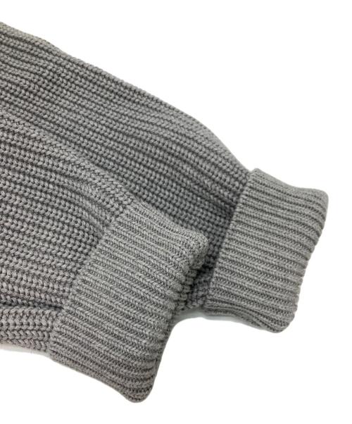 haunt（ハウント）haunt (ハウント) ジップニットカーディガン グレー サイズ:38の古着・服飾アイテム