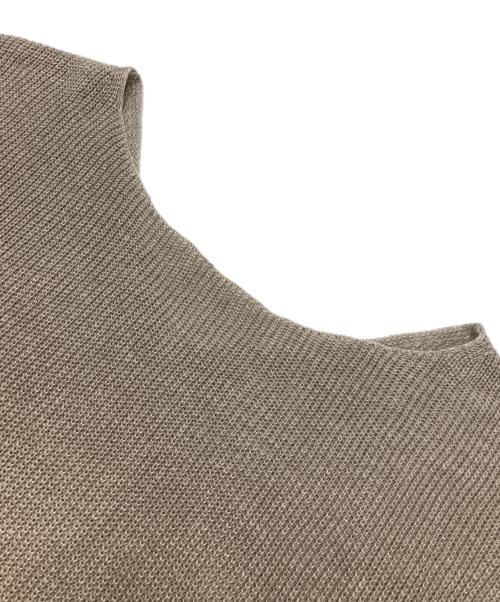 GALERIE VIE（ギャルリーヴィー）GALERIE VIE (ギャルリーヴィー) ニットベスト ベージュ サイズ:36の古着・服飾アイテム