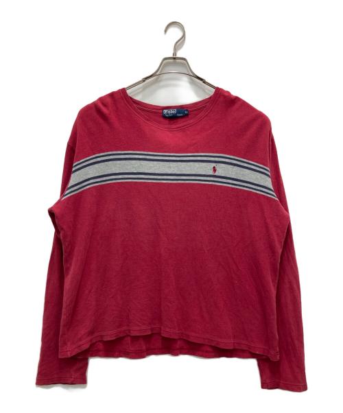 POLO RALPH LAUREN（ポロ・ラルフローレン）POLO RALPH LAUREN (ポロ・ラルフローレン) カットソー レッド サイズ:XLの古着・服飾アイテム