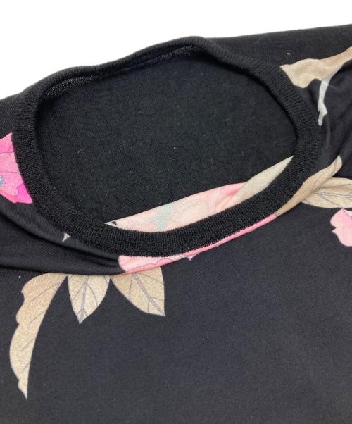 LEONARD（レオナール）LEONARD (レオナール) 半袖ニット ブラック サイズ:不明の古着・服飾アイテム